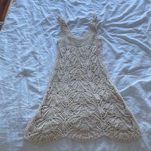 Zara crochet dress cover up